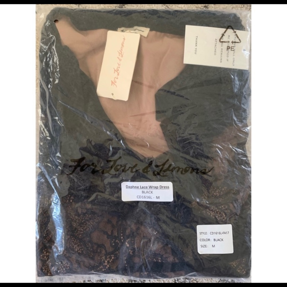 NWT For Love and Lemons Daphne Wrap Dress. - Picture 6 of 6